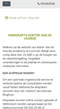 Mobile Screenshot of doktervandevoorde.be